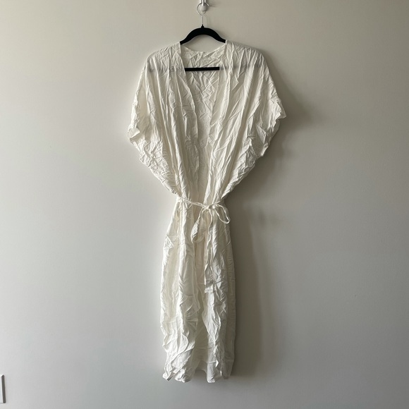 White Beach Cover Up - Picture 2 of 2